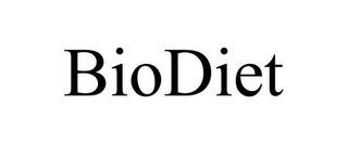 BIODIET trademark