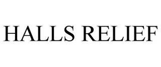 HALLS RELIEF trademark