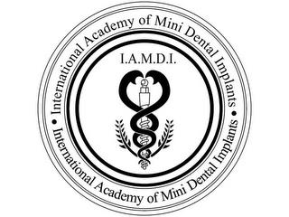 INTERNATIONAL ACADEMY OF MINI DENTAL IMPLANTS · INTERNATIONAL ACADEMY OF MINI DENTAL IMPLANTS · I.A.M.D.I. trademark