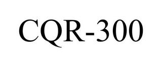 CQR-300 trademark