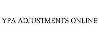 YPA ADJUSTMENTS ONLINE trademark