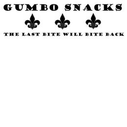 GUMBO SNACKS THE LAST BITE WILL BITE BACK trademark