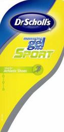 DR. SCHOLL'S MASSAGING GEL SPORT IDEAL FOR ATHLETIC SHOES trademark