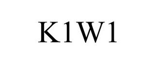 K1W1 trademark