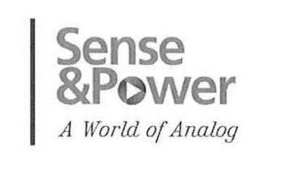 SENSE & POWER A WORLD OF ANALOG trademark