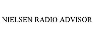 NIELSEN RADIO ADVISOR trademark