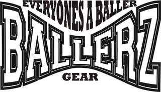 EVERYONES A BALLER BALLERZ GEAR trademark