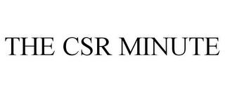 THE CSR MINUTE trademark