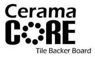 CERAMA CORE TILE BACKER BOARD trademark