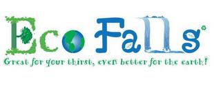 ECO FALLS GREAT FOR YOUR THIRST, EVEN BETTER FOR THE EARTH! trademark