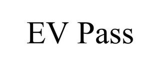 EV PASS trademark