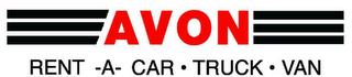 AVON RENT -A- CAR · TRUCK · VAN trademark