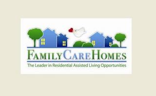 FAMILYCAREHOMES THE LEADER IN RESIDENTIAL ASSISTED LIVING OPPORTUNITIES trademark