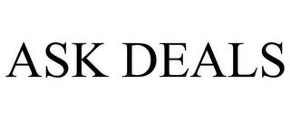 ASK DEALS trademark