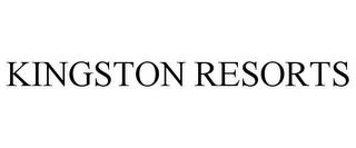 KINGSTON RESORTS trademark