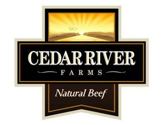 CEDAR RIVER FARMS NATURAL BEEF trademark