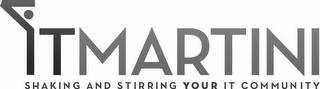 ITMARTINI SHAKING AND STIRRING YOUR IT COMMUNITY trademark