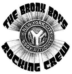 THE BRONX BOYS ROCKING CREW NEW YORK CITY BBOY AUTHORITY NYC trademark