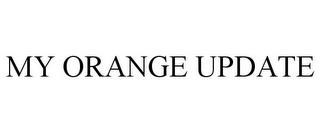 MY ORANGE UPDATE trademark