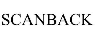 SCANBACK trademark