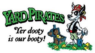 YARD PIRATES YER DOOTY IS OUR BOOTY! trademark