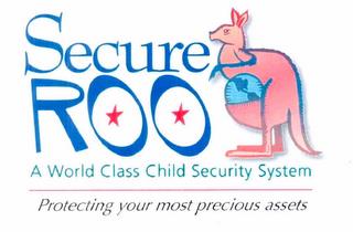 SECURE ROO A WORLD CLASS CHILD SECURITY SYSTEM PROTECTING YOUR MOST PRECIOUS ASSETS trademark