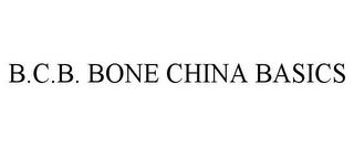 B.C.B. BONE CHINA BASICS trademark