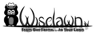 WISELAWN FROM OUR FARMS . . . TO YOUR LAWN trademark