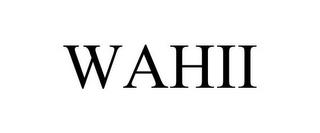 WAHII trademark