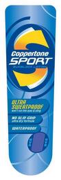 S COPPERTONE SPORT SUNBLOCK LOTION ULTRA SWEATPROOF WON'T RUN INTO EYES & STING NO SLIP GRIP ULTRA DRY FORMULA WATERPROOF UVA UVB trademark