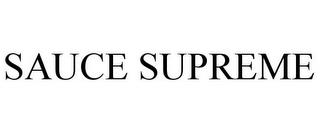 SAUCE SUPREME trademark