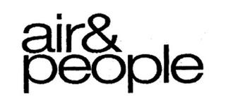 AIR & PEOPLE trademark