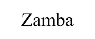 ZAMBA trademark