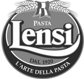 PASTA LENSI DAL 1920 L'ARTE DELLA PASTA trademark