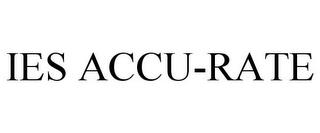 IES ACCU-RATE trademark