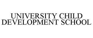 UNIVERSITY CHILD DEVELOPMENT SCHOOL trademark