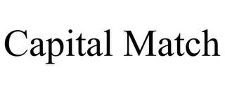 CAPITAL MATCH trademark