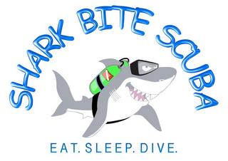 SHARK BITE SCUBA EAT. SLEEP. DIVE. trademark