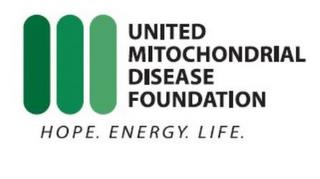 UNITED MITOCHONDRIAL DISEASE FOUNDATION HOPE. ENERGY. LIFE. trademark