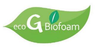 ECO G BIOFOAM trademark