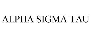 ALPHA SIGMA TAU trademark