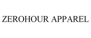 ZEROHOUR APPAREL trademark