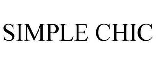 SIMPLE CHIC trademark