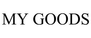 MY GOODS trademark