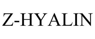 Z-HYALIN trademark