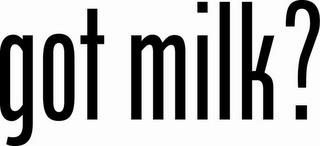 GOT MILK? trademark