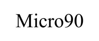 MICRO90 trademark