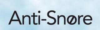 ANTI-SNORE trademark