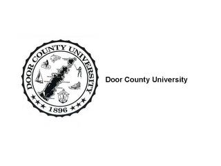 DOOR COUNTY UNIVERSITY 1896 DOOR COUNTY UNIVERSITY trademark