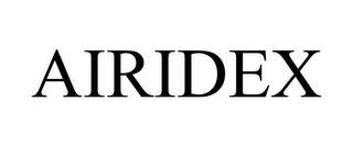 AIRIDEX trademark